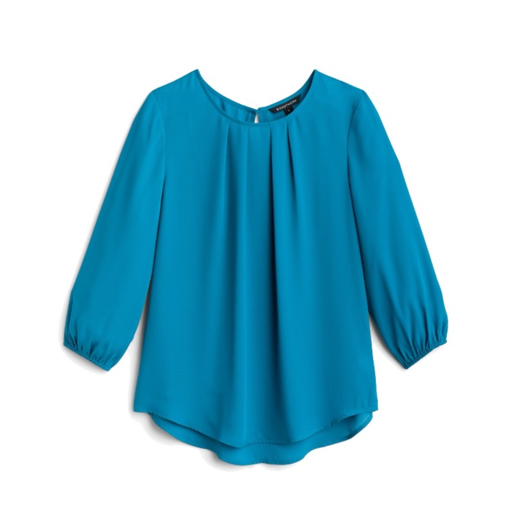 Clarita pleat blouse